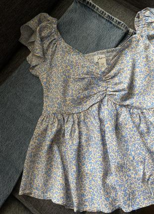 Блуза в квітковий принт віскоза 🦋7 фото