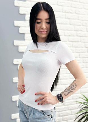 Крутая женская секси футболка отличного качества, норма и полубатал2 фото