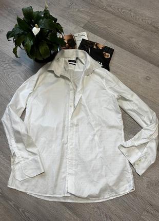 Белая базовая рубашка, рубашка белая унисекс