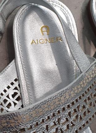 Босоножки aigner 41р.6 фото