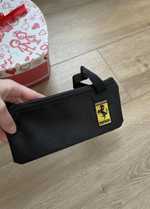 Гарний тканинний гаманець портмоне ferrari1 фото