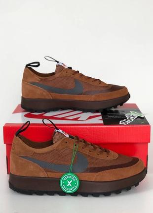 Кроссовки nike craft x tom shachs brown