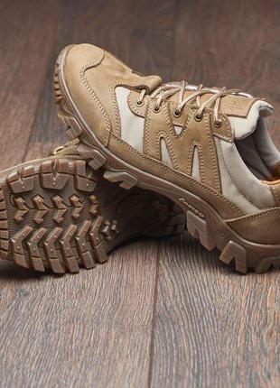 Тактические кожаные кроссовки койот, тактичні кросівки натуральна шкіра /кордура , військове тактичне взуття 40-45 рр5 фото
