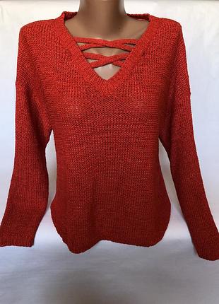 Стильная красная кофта