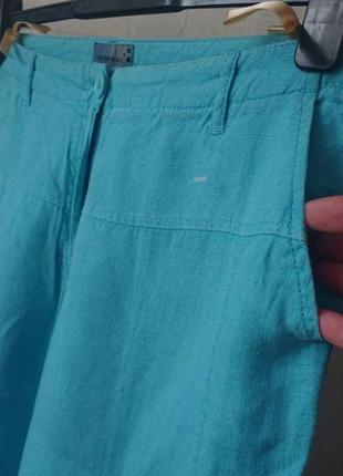 Натуральные итальянские широкие брюки #штаны 100% лен8 фото