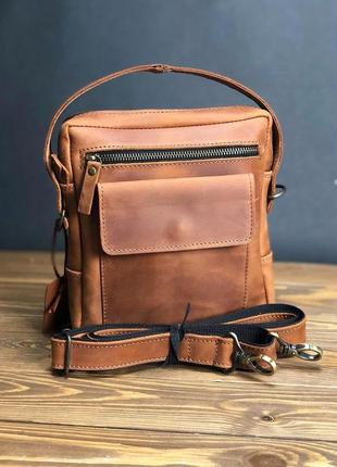 Чоловіча сумка з натуральної шкіри