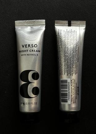 Відновлюючий нічний крем з ретинолом verso 3 night cream with retinol 82 фото