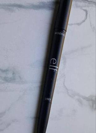 Двухсторонний карандаш для глаз e.l.f. eyeliner and shadow stick brown/basic1 фото