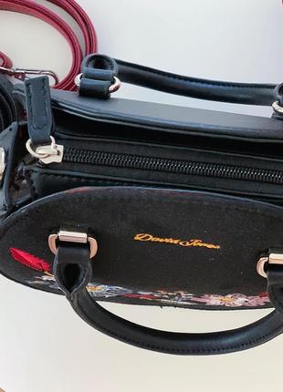 Сумка на довгій ручці cross-body сумочка трендова і стильна кроссбоди david jones6 фото