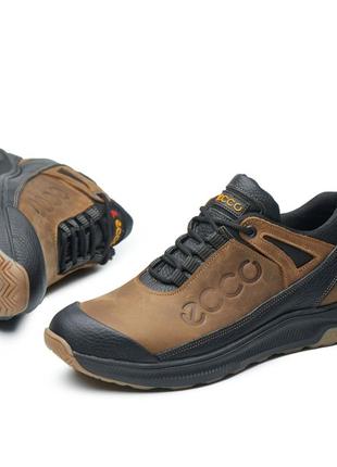 Мужские кожаные кроссовки ecco, чоловічі кросівки із натуральної шкіри, чоловіче взуття 39-46 рр2 фото