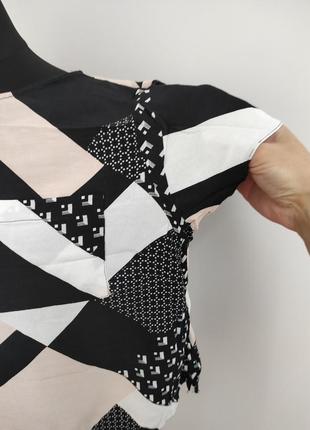 Абстрактная блузка 100 % вискоза 18 р от new look3 фото