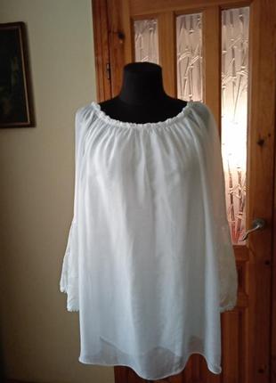 Блуза праздничная шелковая на подкладке2 фото