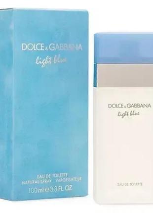 Туалетная вода dolce &amp; gabbana light blue edt 100 мл дольче и габбана лайт блю оригинал