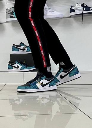 Кросівки nike air jordan 1 tie-dye