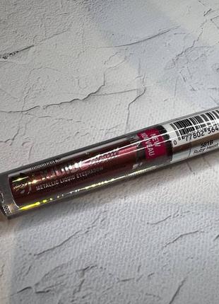 Рідкі тіні металлік wet n wild megalast liquid catsuit metallic eyeshadow у відтінку ruby heist