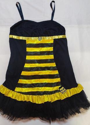 Эротическое платье пчелка, карнавальное платье1 фото