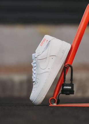 Женские кроссовки nike air force 1 white premium#найк2 фото