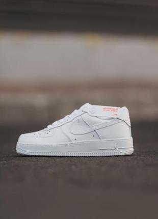 Женские кроссовки nike air force 1 white premium#найк4 фото