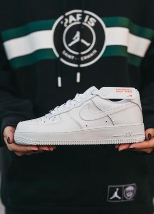 Женские кроссовки nike air force 1 white premium#найк6 фото