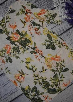 S/м h&m фірмова стильна жіноча натуральна футболка з принтом8 фото