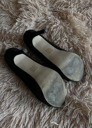 Туфли с открытым носком черные aldo6 фото