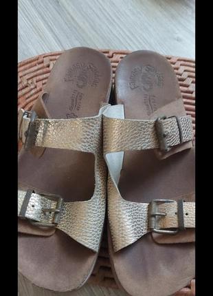 Кожаные шлепанцы sandals fantasy flex sole technology 39 р оригинал