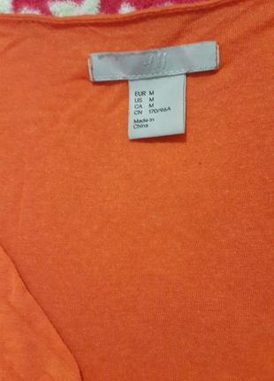 Помаранчева кофта h&m 2
