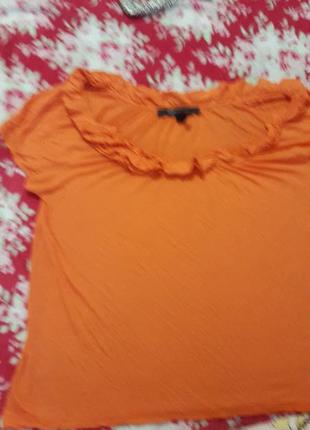 Помаранчева блуза/футболка