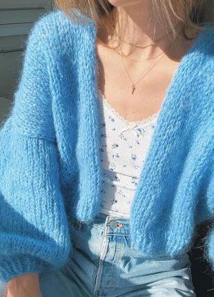 Оверсайз кардиган з вовни альпака 5