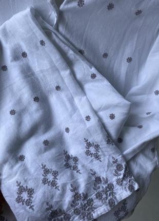 Хлопковая пижама/пижама с вышивкой8 фото