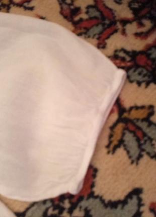 Женская белая блуза zara зара6 фото