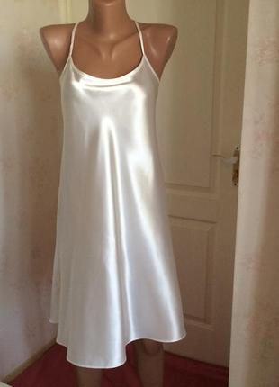 Ночная сорочка нежная,жемчужная,sky line.