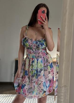 Цветочное платье sample
