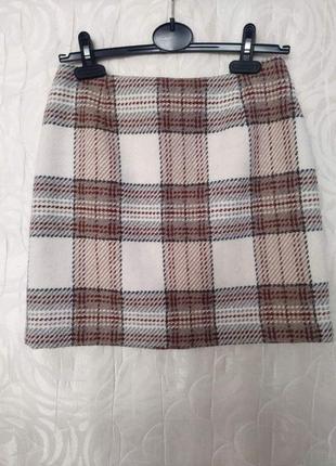Юбка мини h&m шерсть