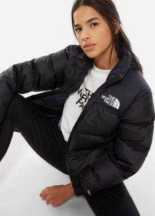 Розпродаж! зимова куртка пуховик тнф tnf the north face 700 1996 retro nuptse jacket black3 фото