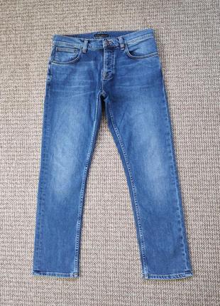 Nudie jeans grim tim ojai blues джинси slim straight оригінал (w32 l30)