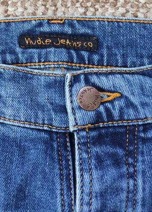 Nudie jeans grim tim ojai blues джинси slim straight оригінал (w32 l30)6 фото