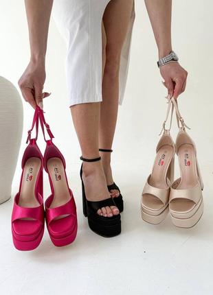 ‼️ розпродаж ‼️святкові атласні босоніжки «братс»
💅🏻