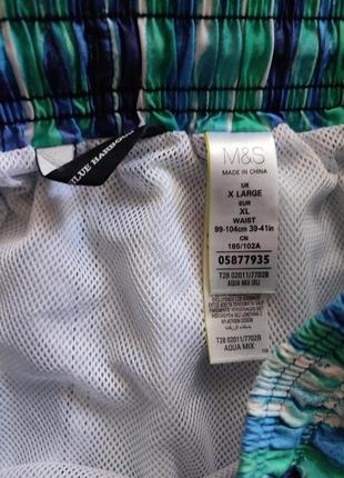 Пляжные купальные плавательные повседневные шорты m&s mark's and spencer8 фото