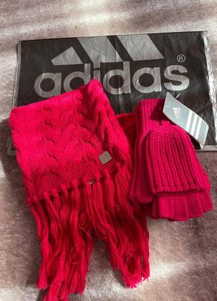 Зимний шарф на девочку/девушку  adidas performance6 фото