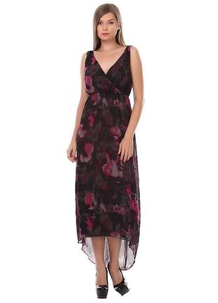 Легкий шифоновый  сарафан на подкладке