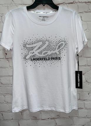 Шикарная футболка karl lagerfeld ❤️ оригинал