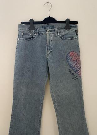 Джинсы женские versace jeans couture vintage винтаж 2000s y2k средняя посадка размер s-m3 фото