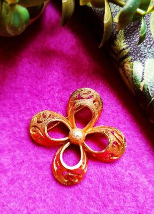 Брошь бант bsk, винтаж