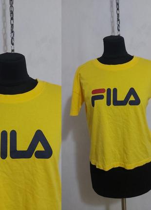 Укороченая футболка fila