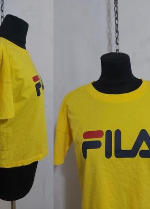 Укороченая футболка fila2 фото