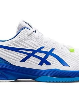 Кросcовки муж. asics solution speed ff 2 white/blue (43.5) 1041a348-960 43.5