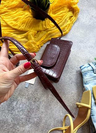 Бордовая кросс-боди primark