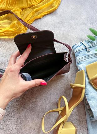 Бордовая кросс-боди primark