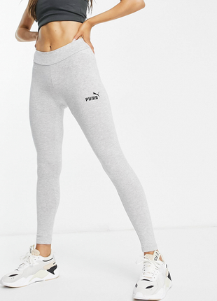 Серые женские легинсы puma essentials women's leggings лосины новые оригинал из сша